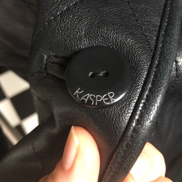 Leather jasper jacke like new. Used 1x  heavy duty coat - Picture 3 of 7